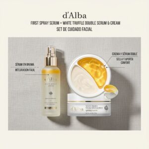 D'ALBA First Spray Serum Con Trufas Blancas + D'ALBA Crema Y Suero Doble De Trufa Blanca
