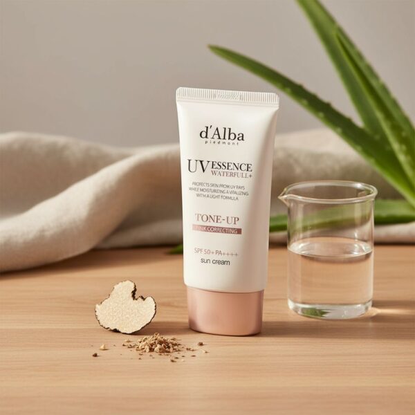 D’Alba Loción Solar Tonificante Waterfull SPF50+PA++++ de Trufa Blanca italiana