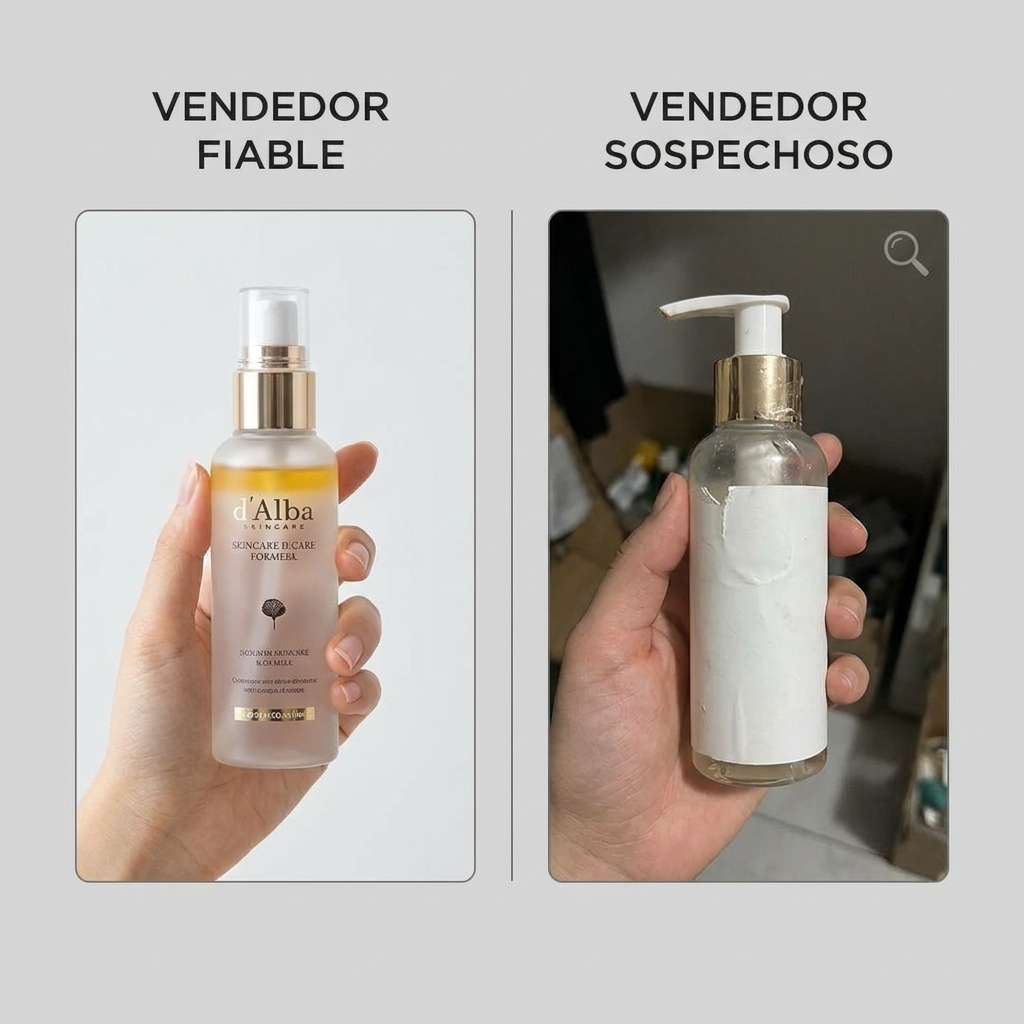 Checklist rápido para detectar vendedores poco fiables y posibles falsificaciones