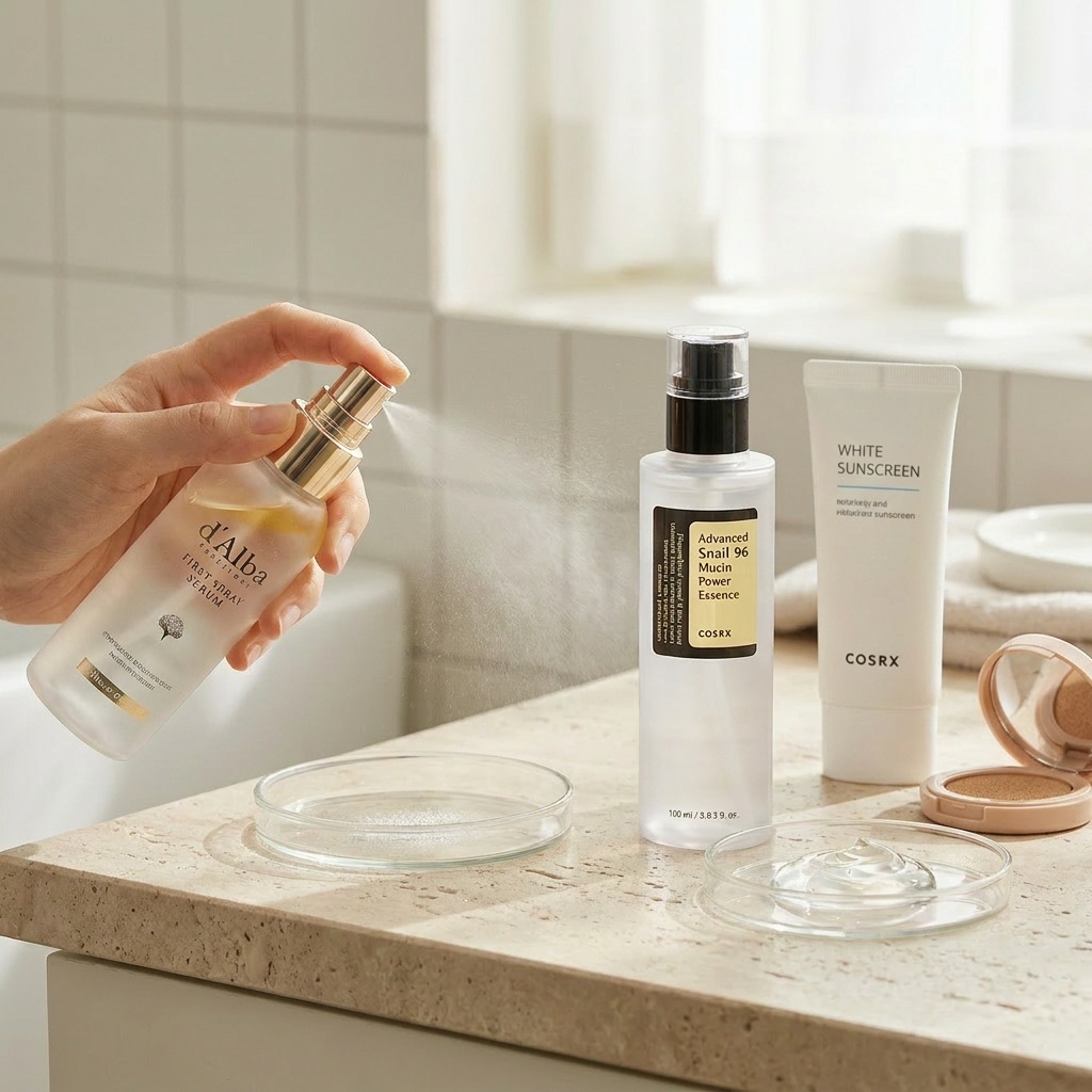Textura, película y convivencia con protector solar y maquillaje