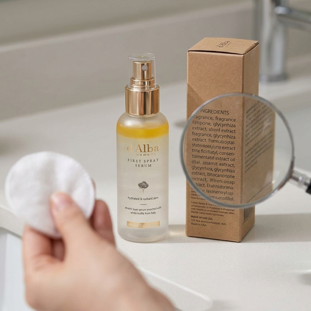 d'Alba First Spray Serum embarazo: seguridad e ingredientes