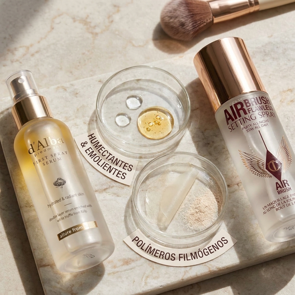 Qué buscar en el INCI para anticipar duración, brillo e irritación en d'Alba vs Charlotte Tilbury