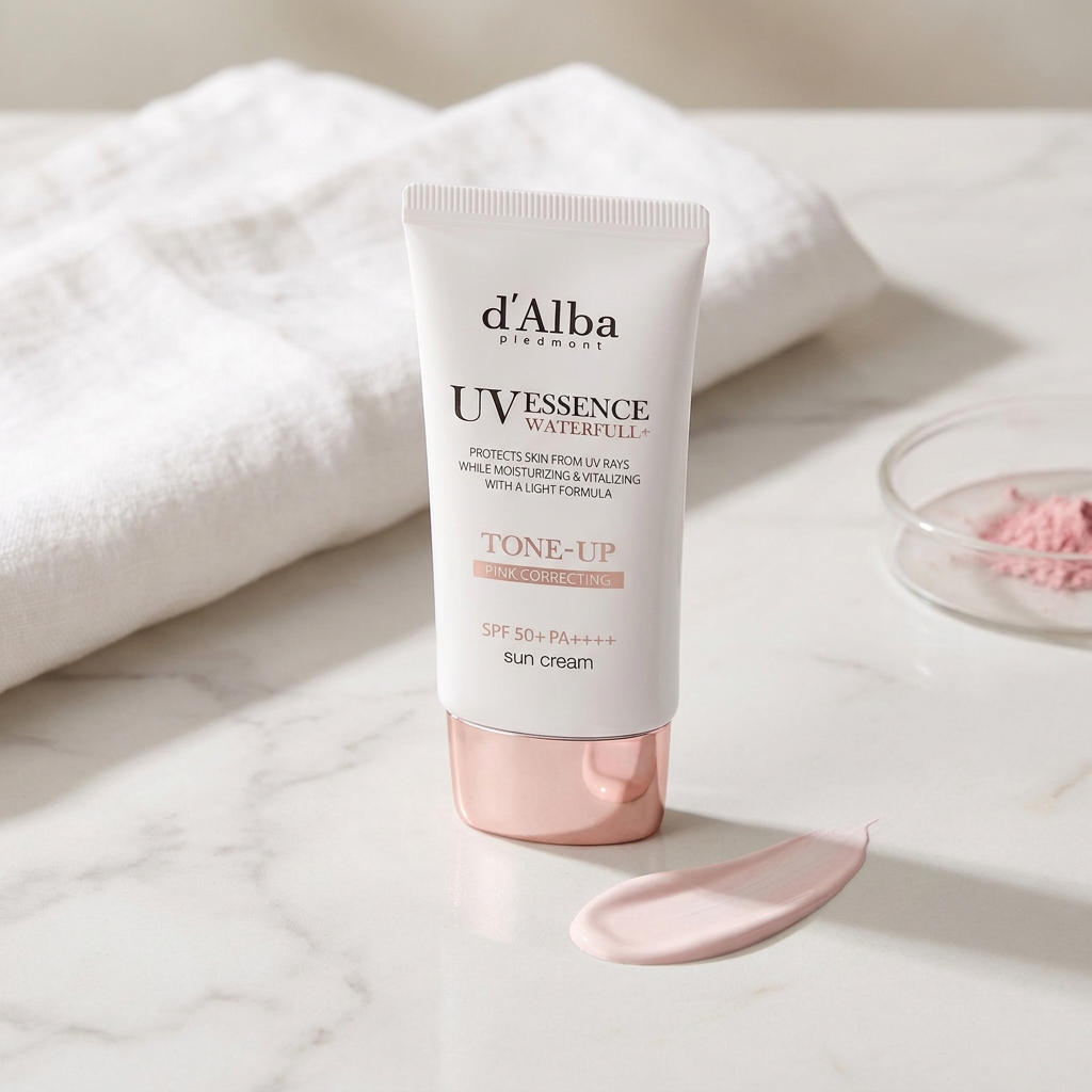d'Alba pink correcting vs color correcting: qué significa y cómo elegir