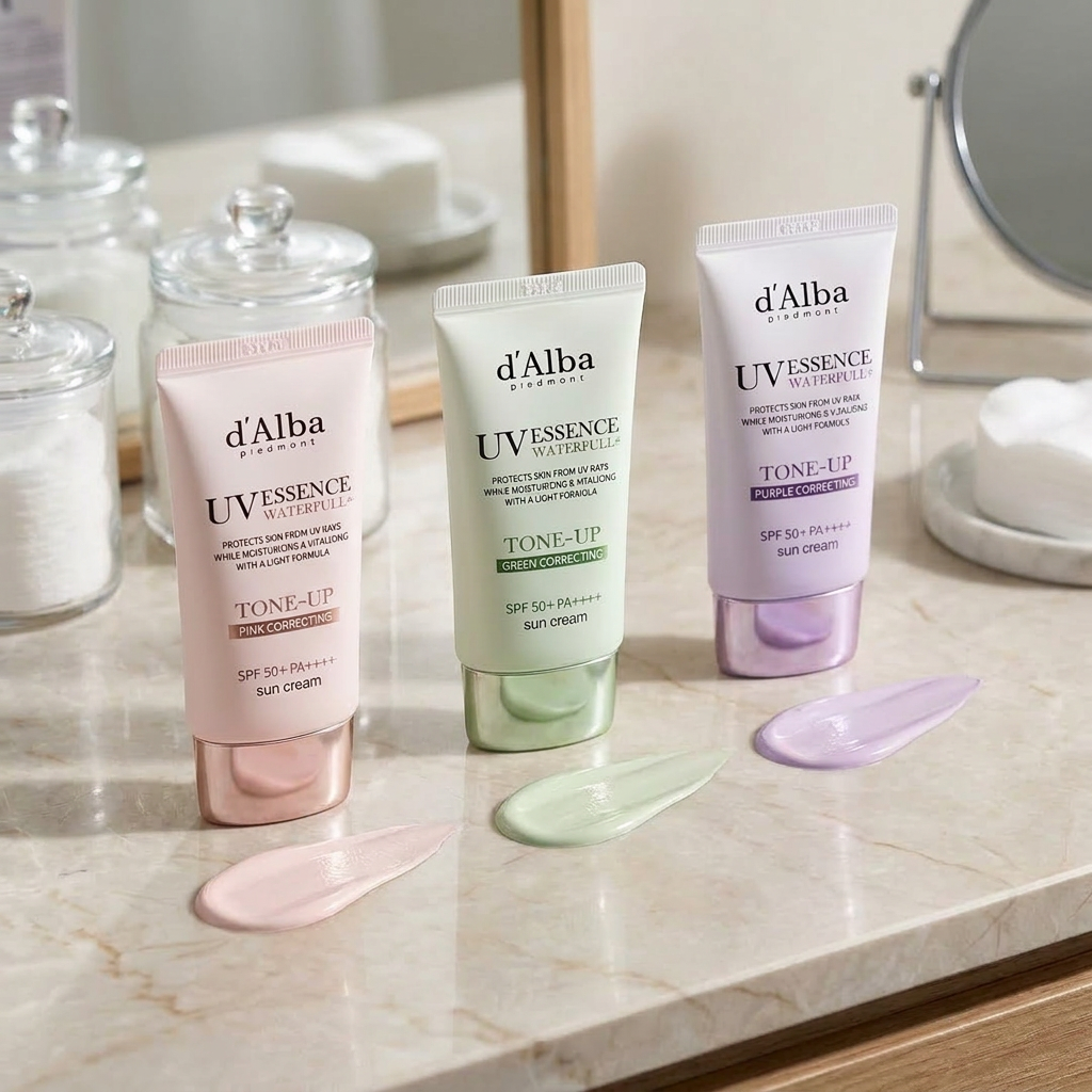 d'Alba corrector rosa vs corrector de color: diferencias reales